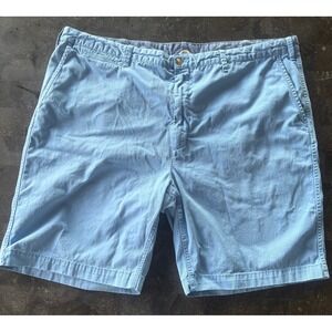 Polo Ralph Lauren Mens 46 Classic Fit Chino Shorts Light Blue Cotton Pony Logo